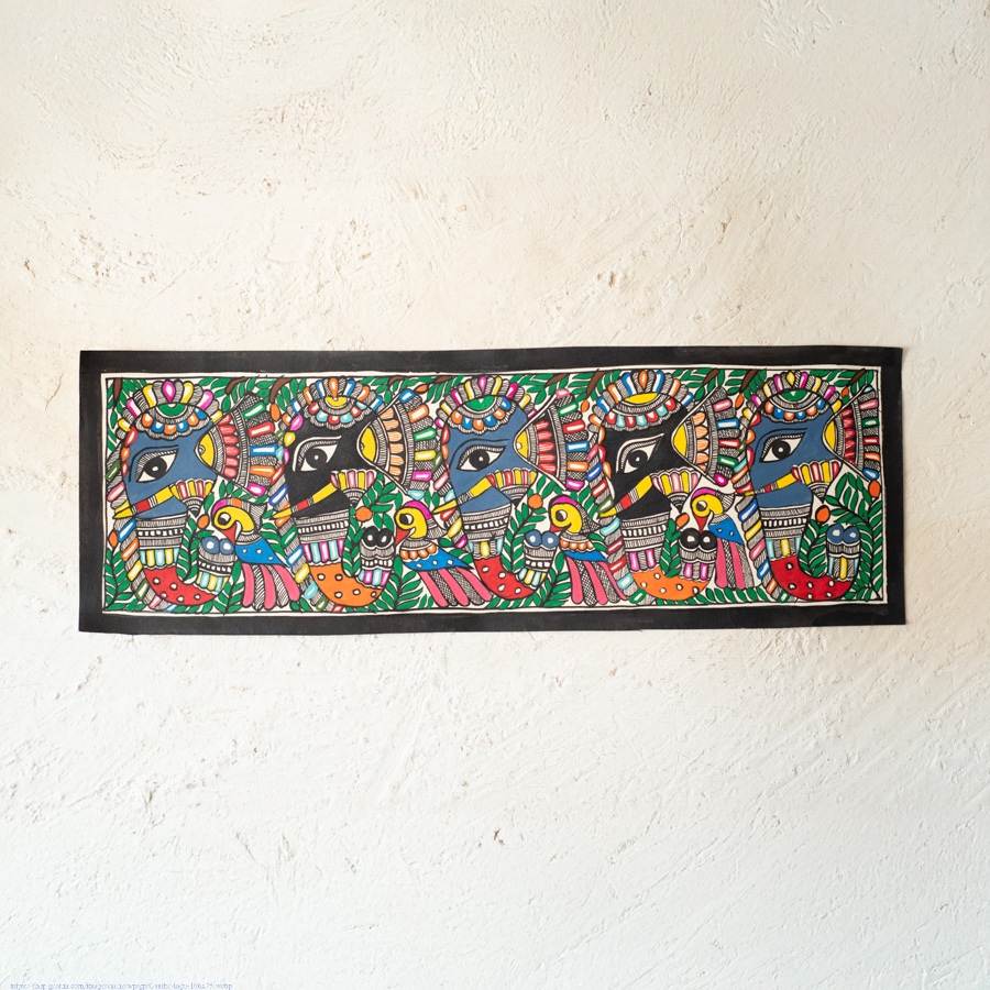 shop Madhubani Painting - Elephant