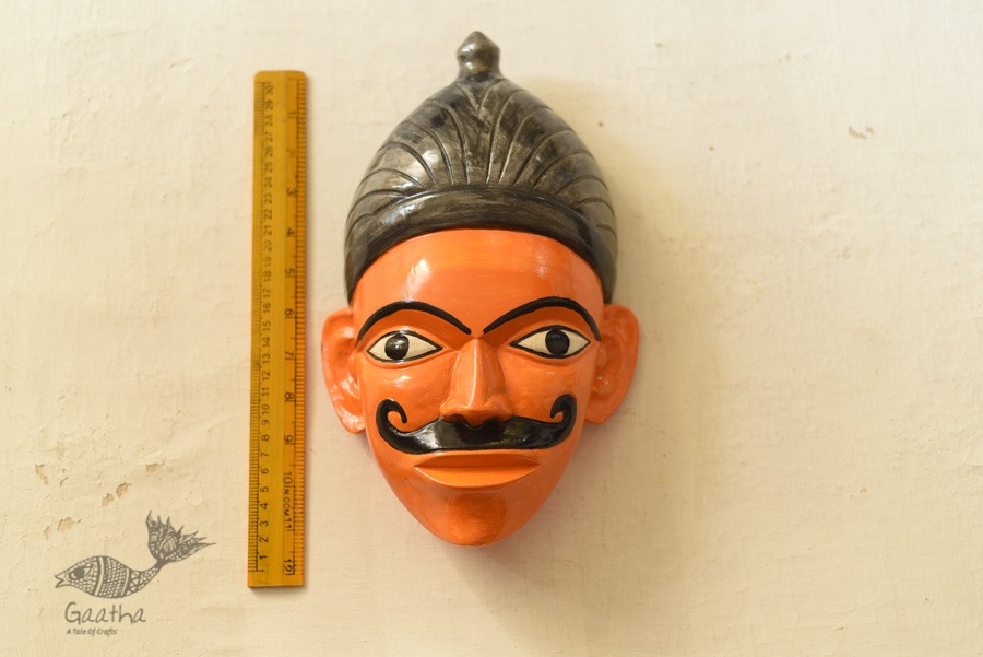 shop handmade wooden mask from bengal