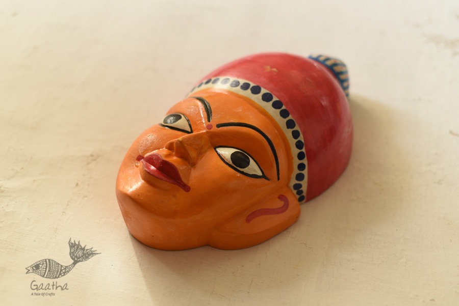 shop handmade wooden mask - Meera