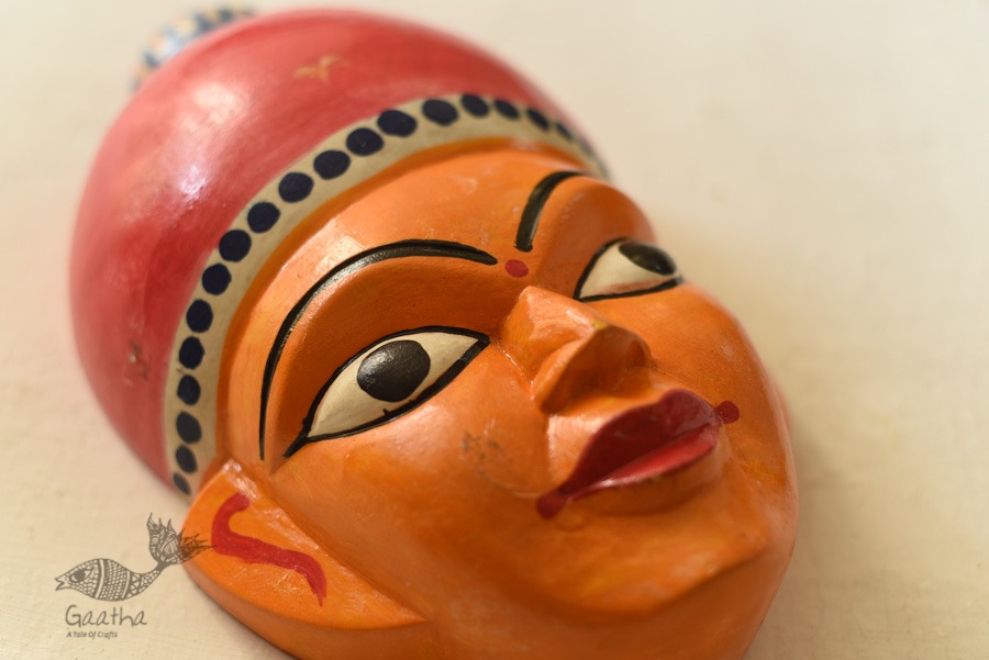 shop handmade wooden mask - Meera