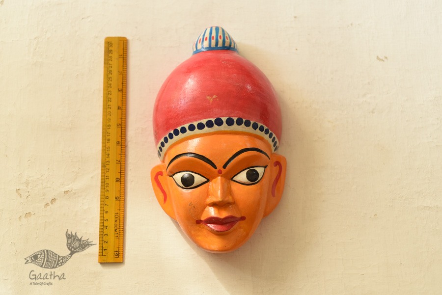 shop handmade wooden mask - Meera