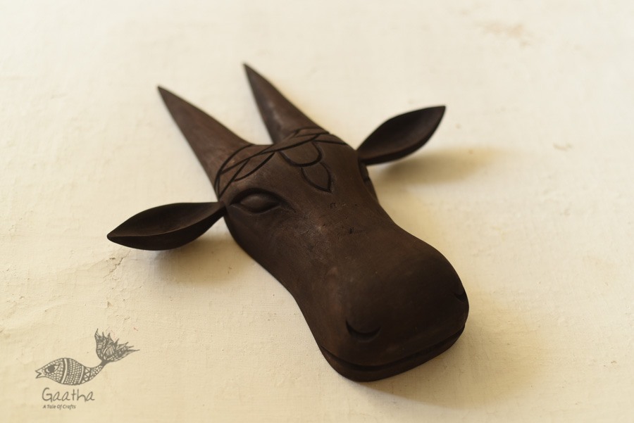 shop handmade wooden Nandi mask 