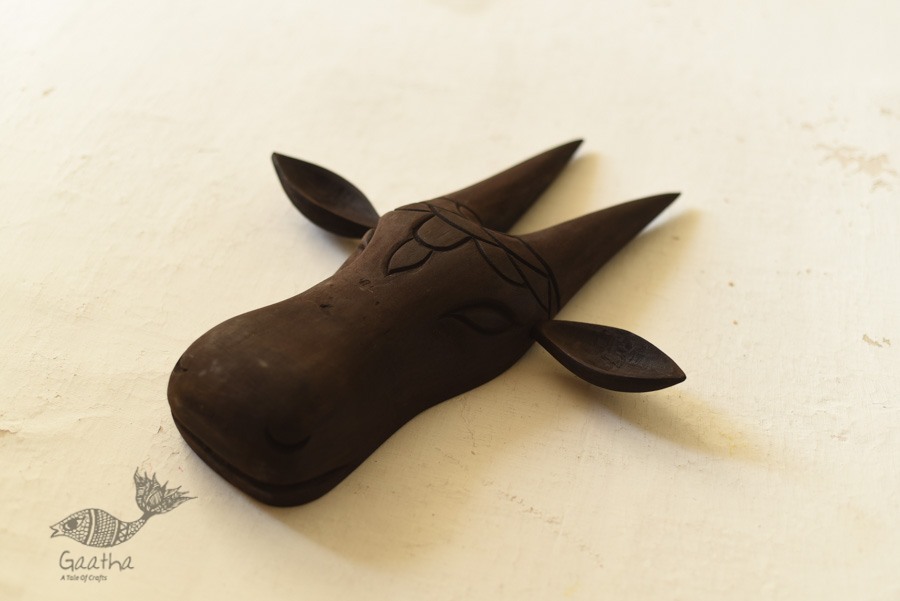 shop handmade wooden Nandi mask 