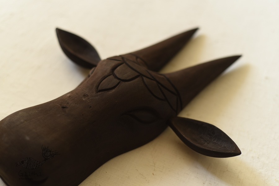 shop handmade wooden Nandi mask 