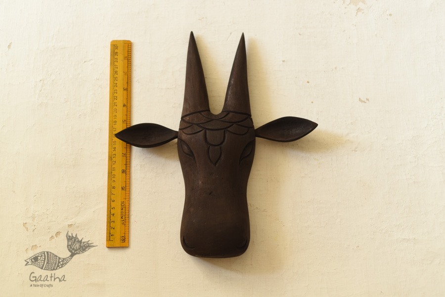 shop handmade wooden Nandi mask 
