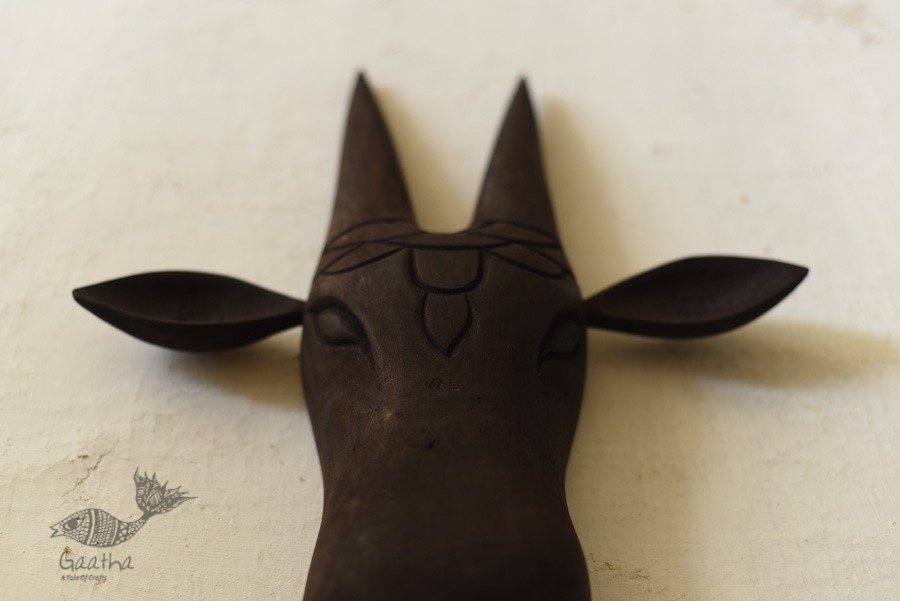 shop handmade wooden Nandi mask 