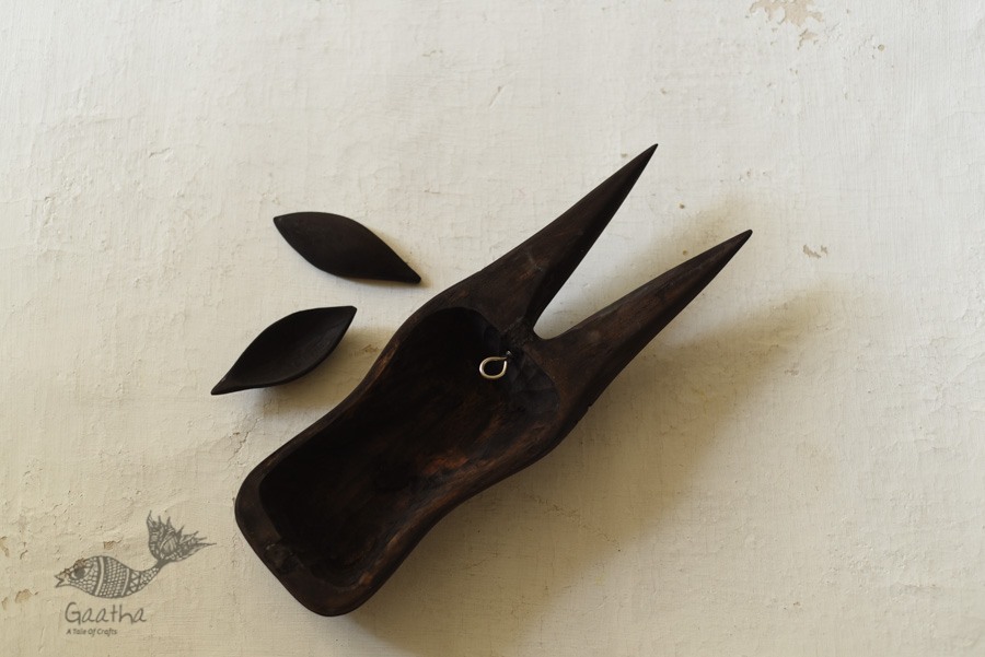 shop handmade wooden Nandi mask 