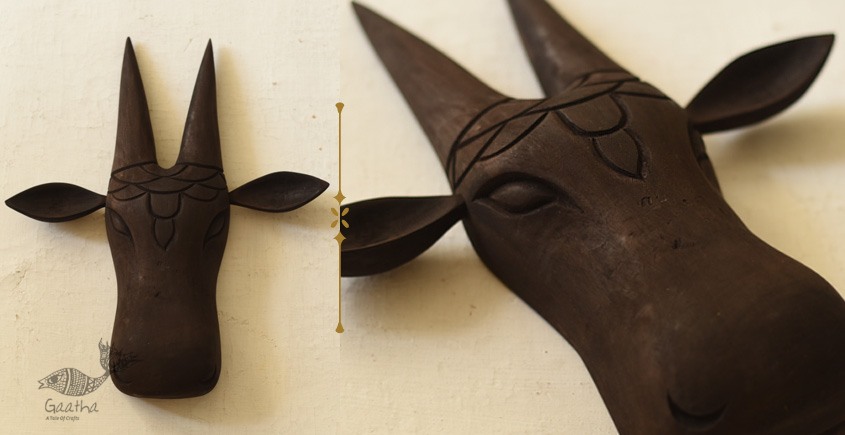 shop handmade wooden Nandi mask 