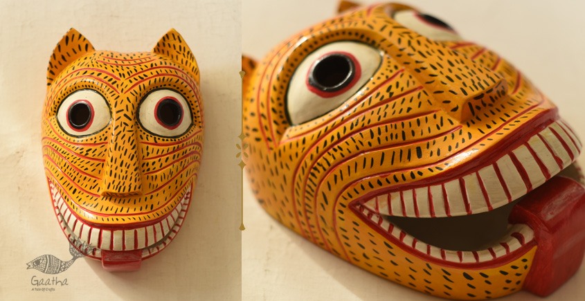 shop handmade wooden mask - 