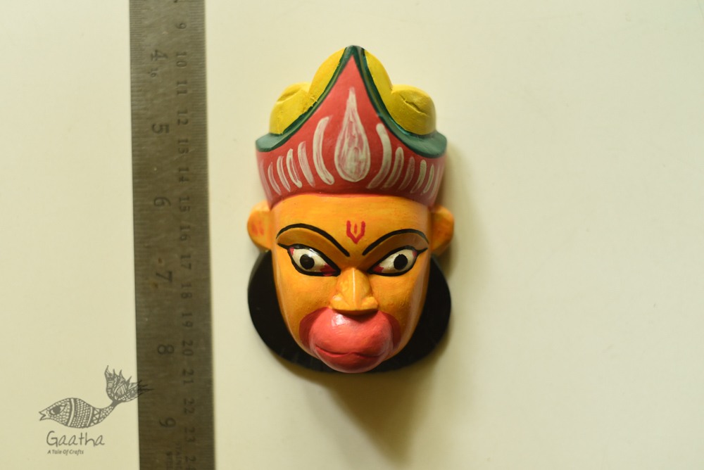 shop wooden mask - hanuman