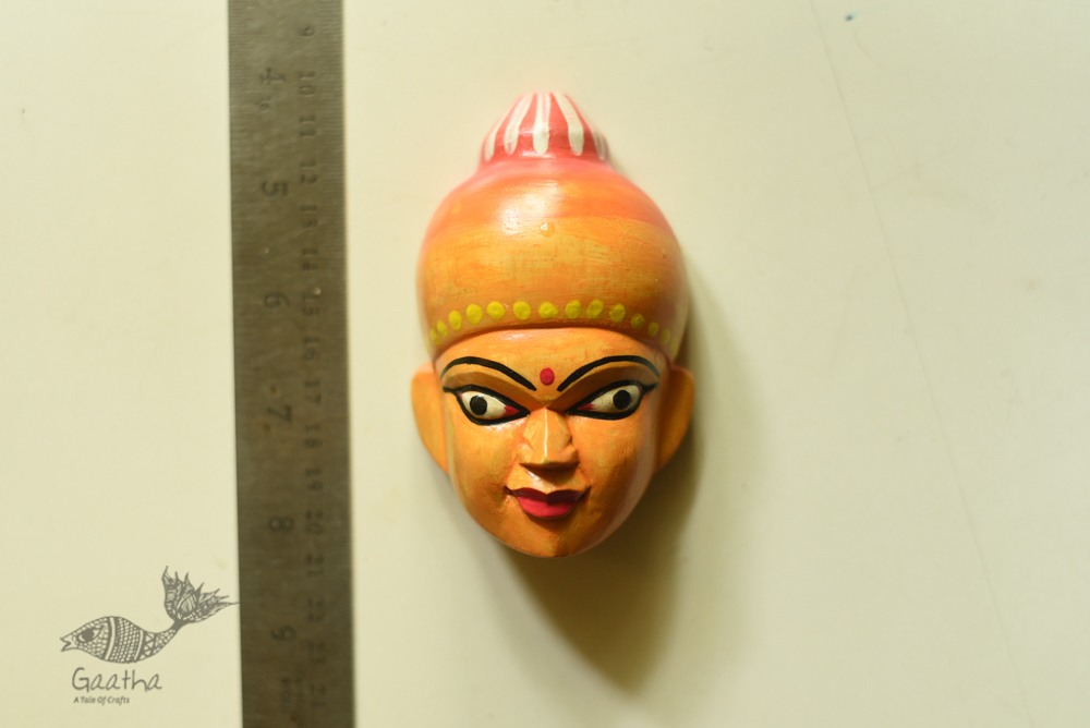 shop handmade wooden mask - Meera