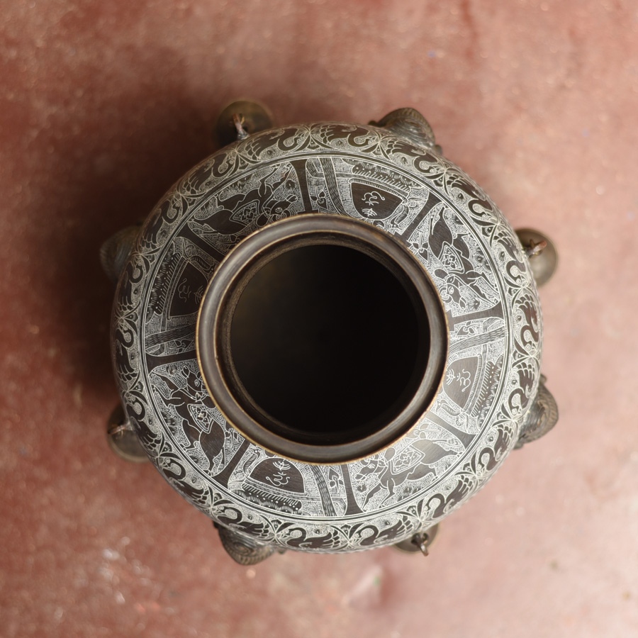 Shop Antique from Khajuraho Brass lota