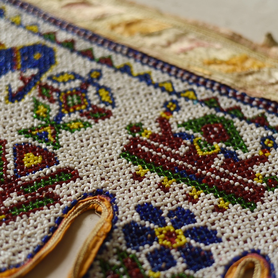 Handmade Bead Work ~ Old Hanging Ganesha Toran