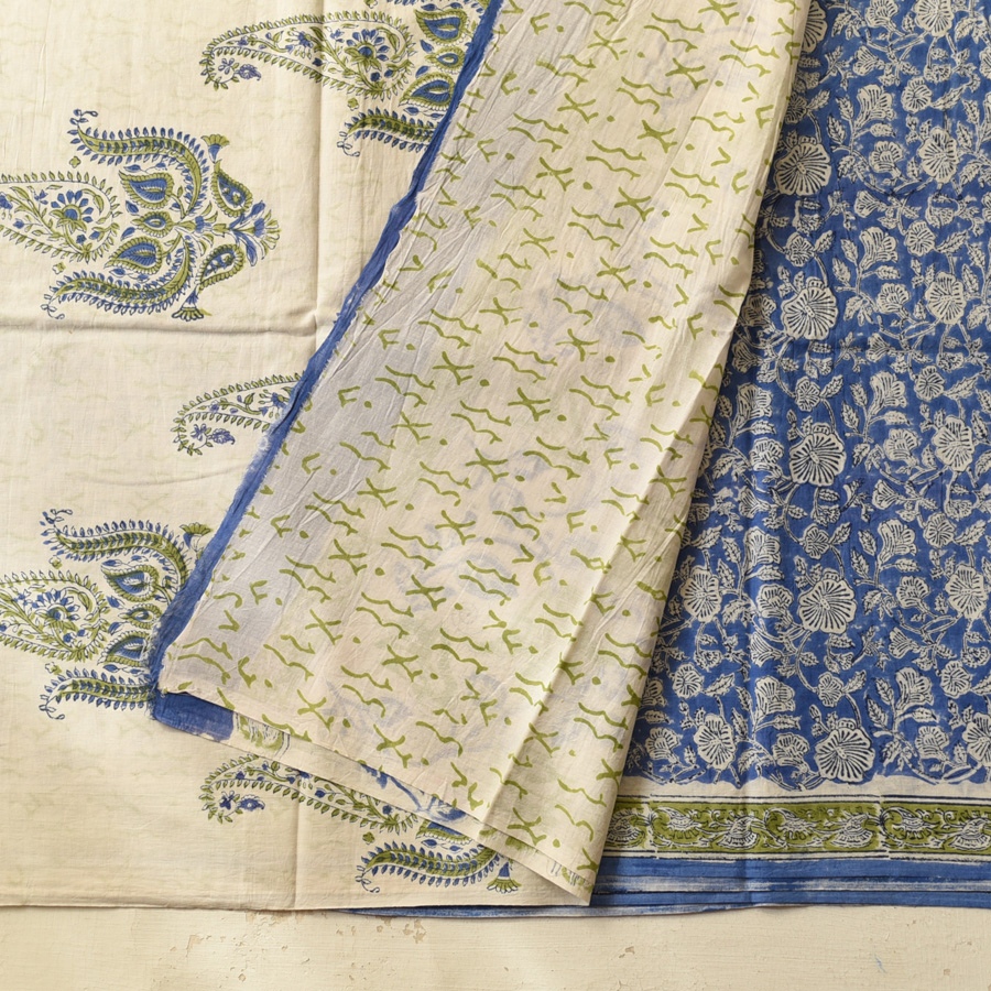 shop Bagru Printed Cotton Saree - new collection