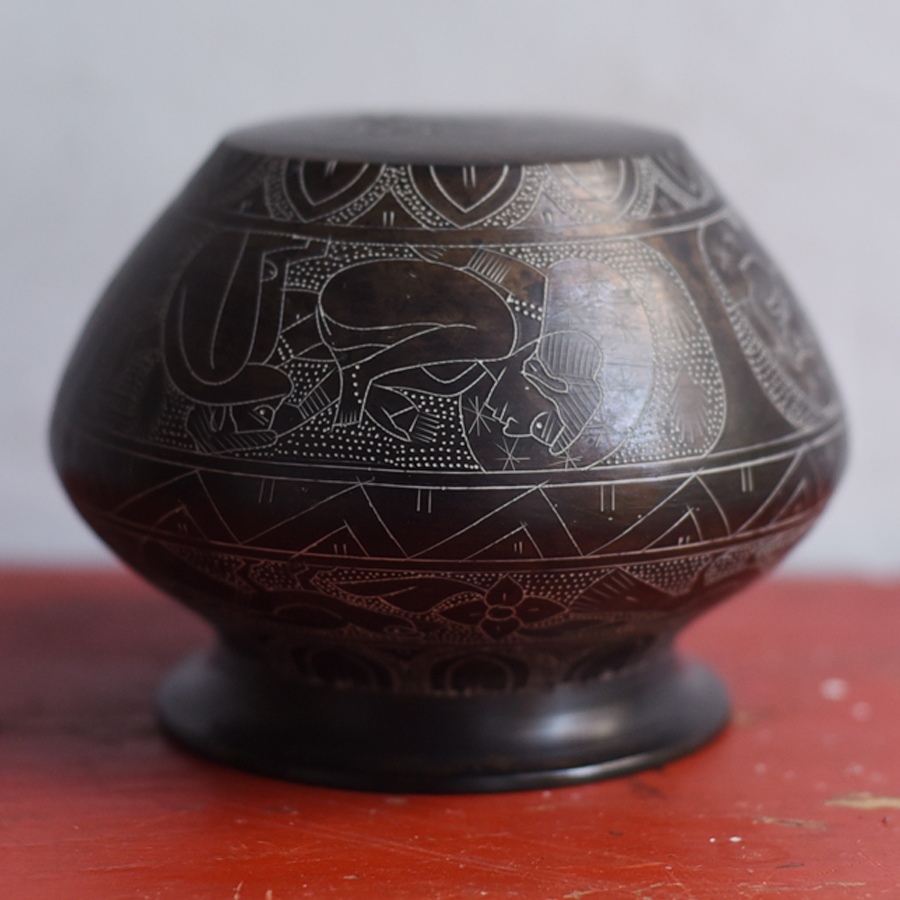 Shop Carved Brass Lota -  Antiquities from Khajuraho