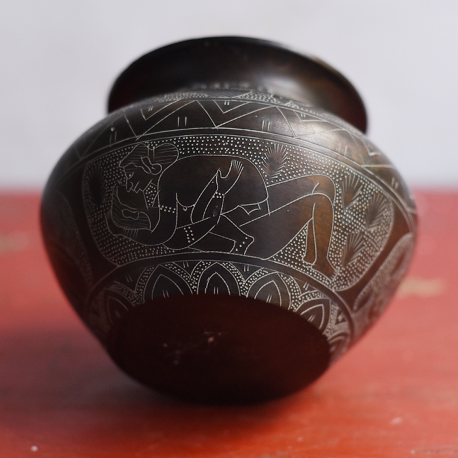 Shop Carved Brass Lota -  Antiquities from Khajuraho