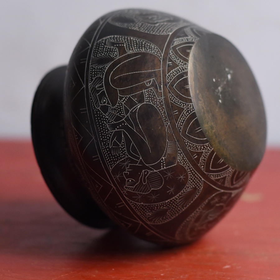 Shop Carved Brass Lota -  Antiquities from Khajuraho
