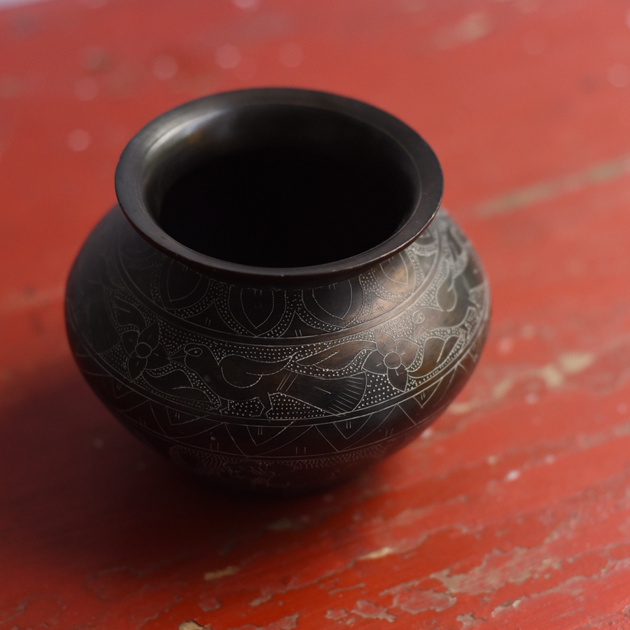 Shop Carved Brass Lota -  Antiquities from Khajuraho