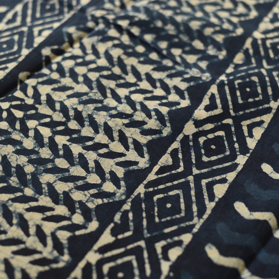 Exclusive Hand Block Printed Dabu Saree
