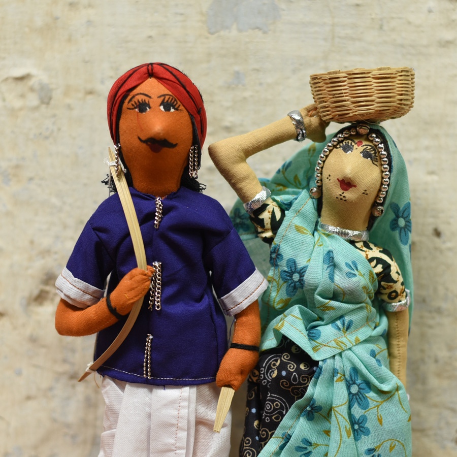 Buy Jhabua Handmade Fabric Doll (Bhil) - F