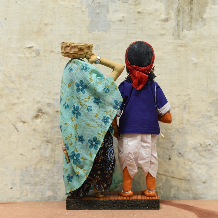 Buy Jhabua Handmade Fabric Doll (Bhil) - F