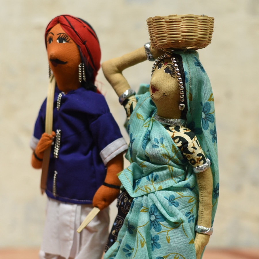 Buy Jhabua Handmade Fabric Doll (Bhil) - F