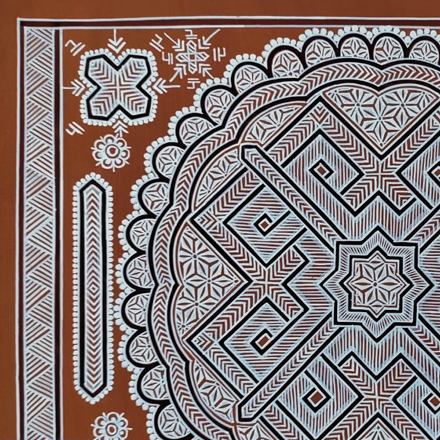 shop Mandana Art - Painting | Geometric Mandana Design