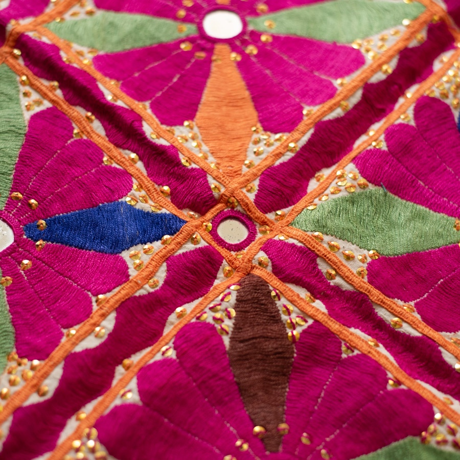 Hand Rabari Embroidery - Wall Hanging Old Piece