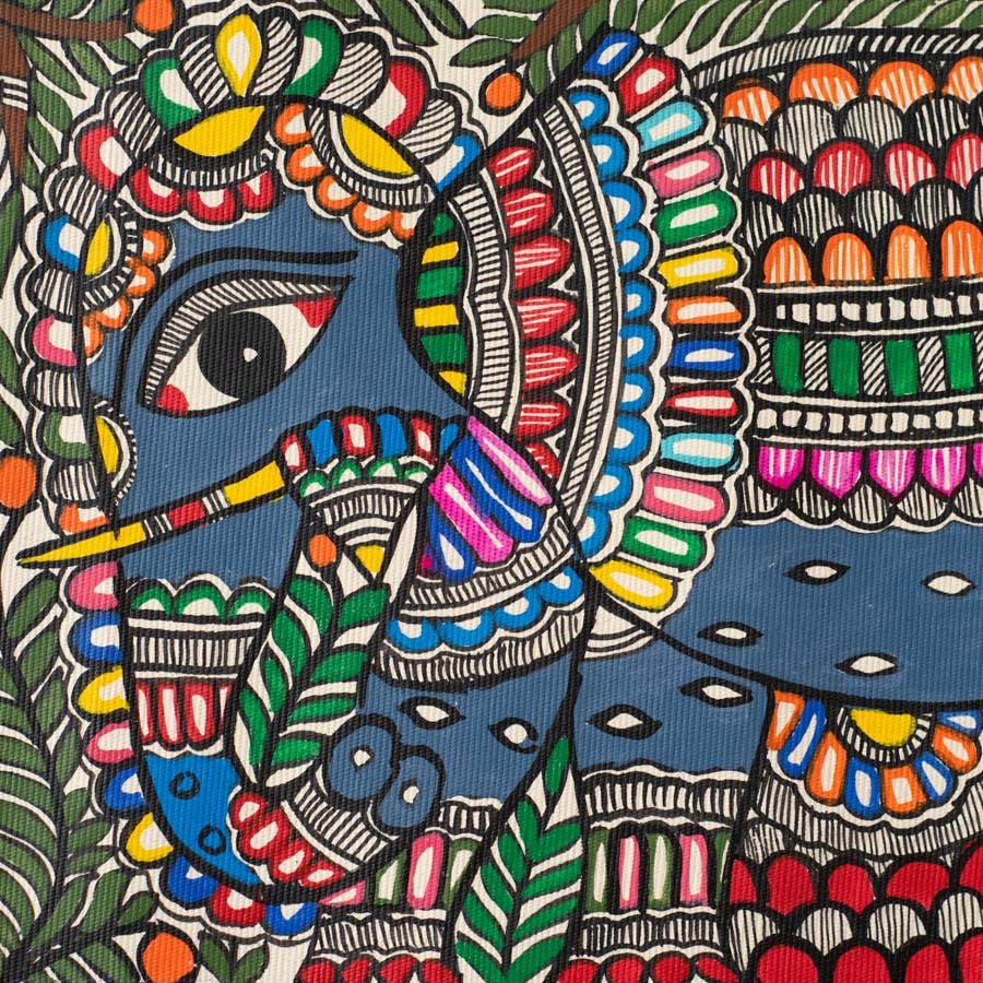 shop Madhubani Painting - Gajraj
