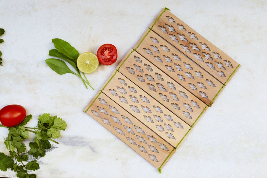 shop Udayagiri Wooden Table Mat / Hot Pot Mat