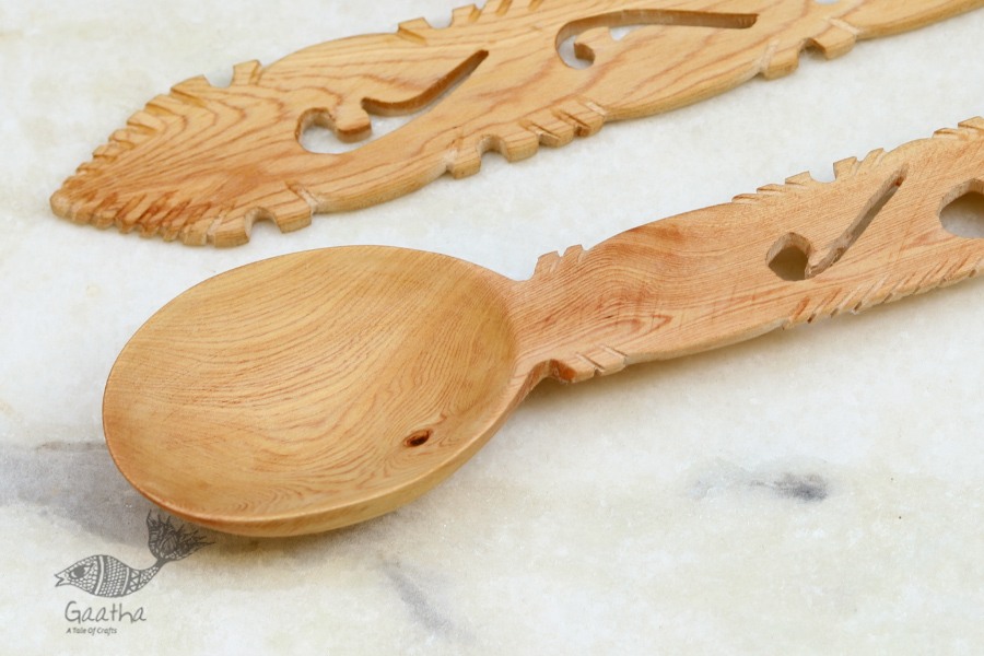 Purnak ✼ Udayagiri Wooden Cutlery - Set of Tow ✼ { 15 }