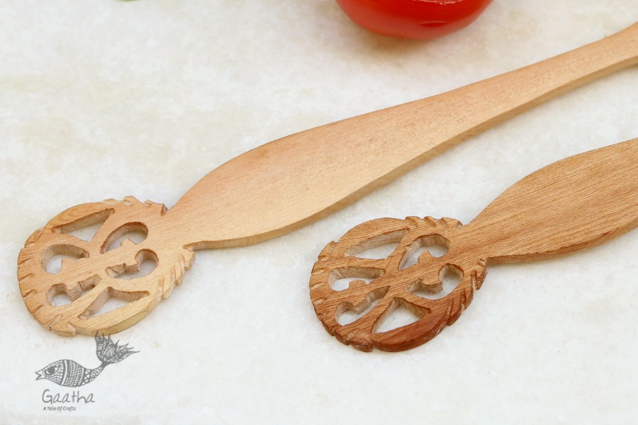 Purnak ✼ Udayagiri Wooden Cutlery - Set of Tow ✼ { 5 }