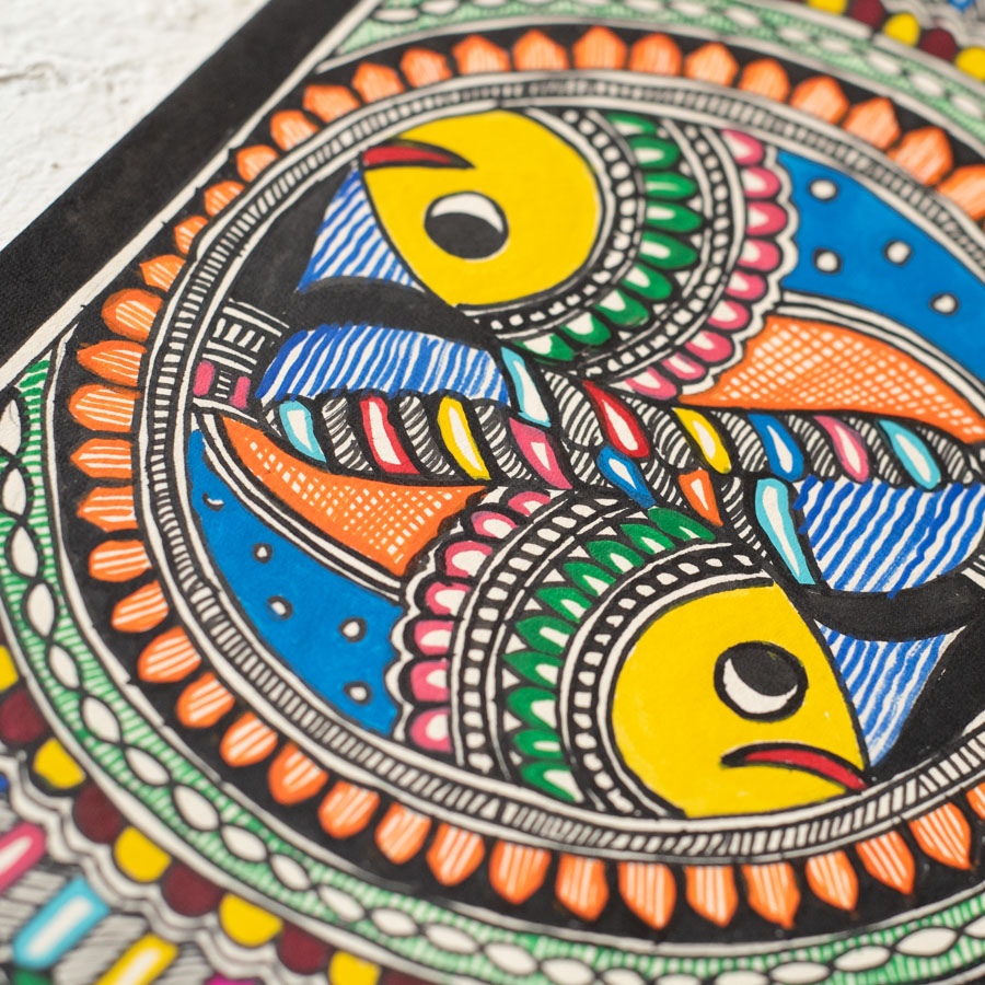 shop Madhubani Painting - fish