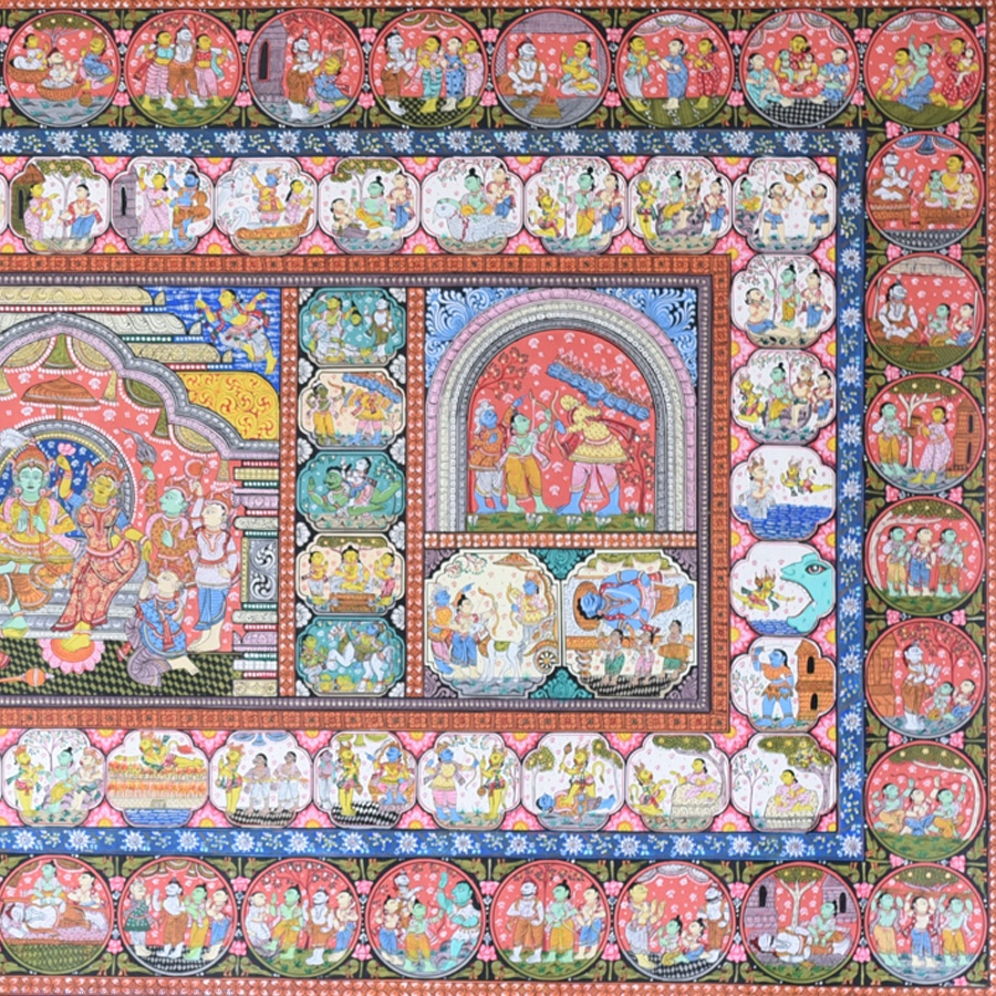 shop Traditional patachitra Painting ~ Ramayana Story