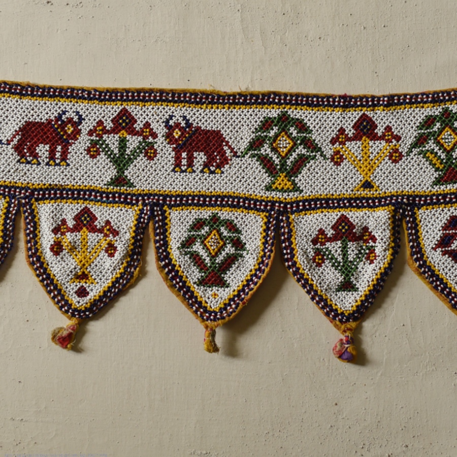 Handmade Bead Work ~ Antique Temple Toran
