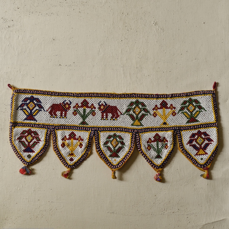 Handmade Bead Work ~ Antique Temple Toran