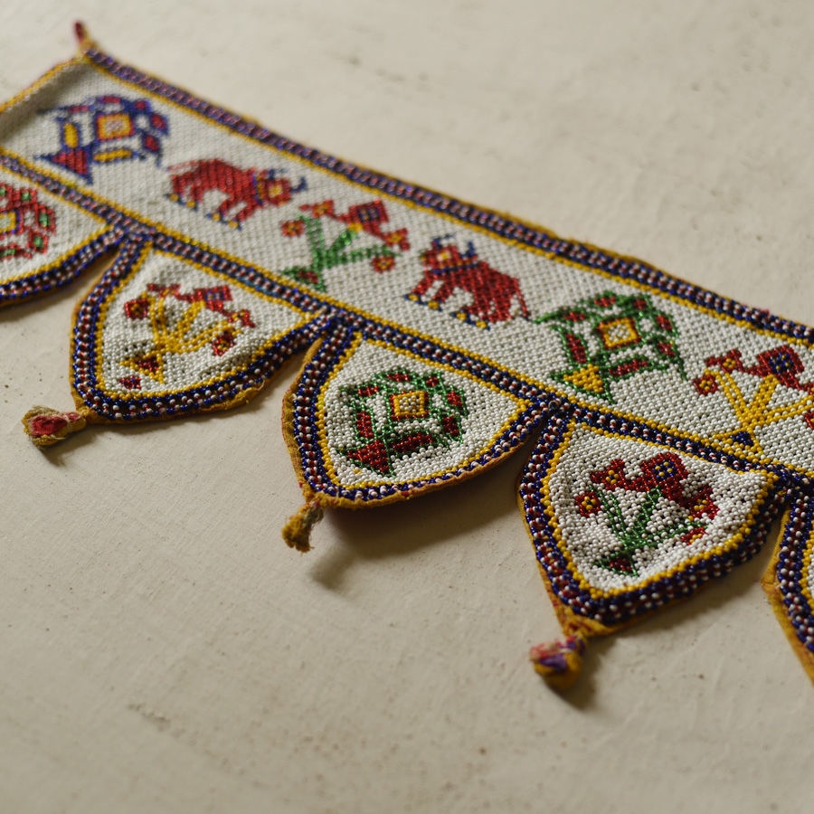 Handmade Bead Work ~ Antique Temple Toran