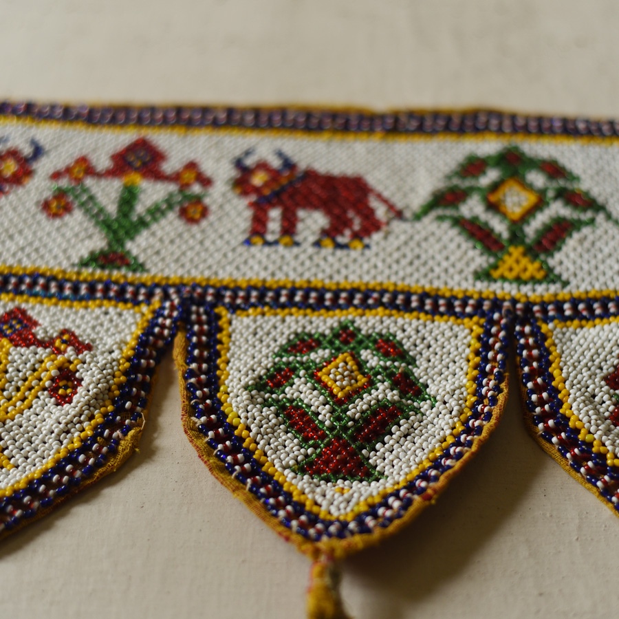 Handmade Bead Work ~ Antique Temple Toran