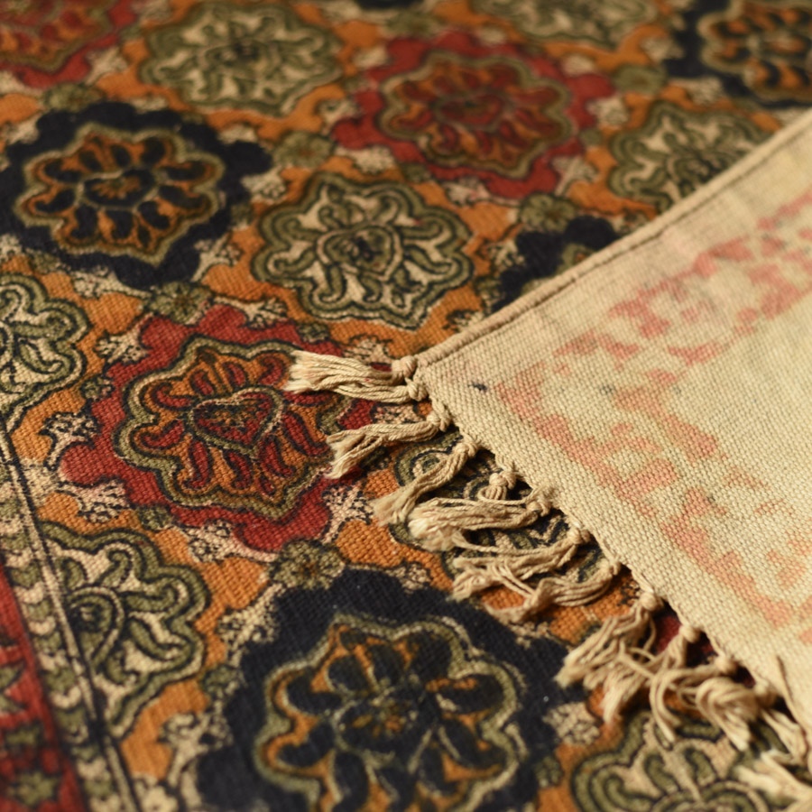 shop Home Decor - Kalamkari Natural Color Dhurrie