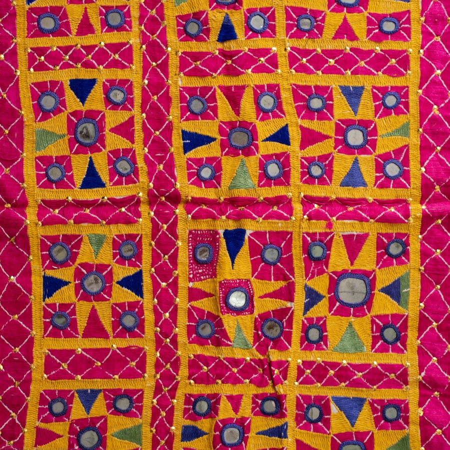 Embroidered Kutchi Old Wall Piece