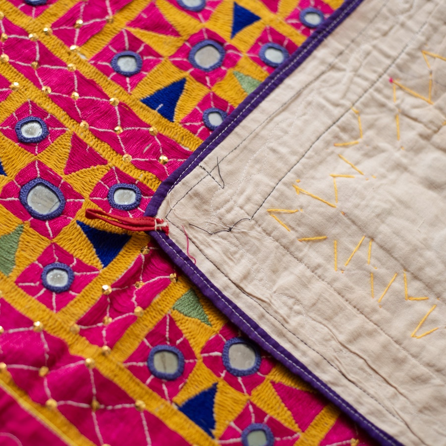 Embroidered Kutchi Old Wall Piece