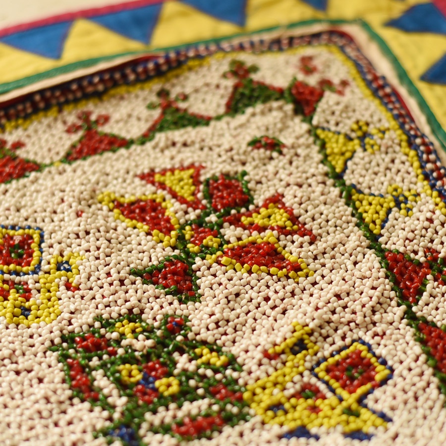 Gujarat Beadwork Wall Hanging - Ganesh