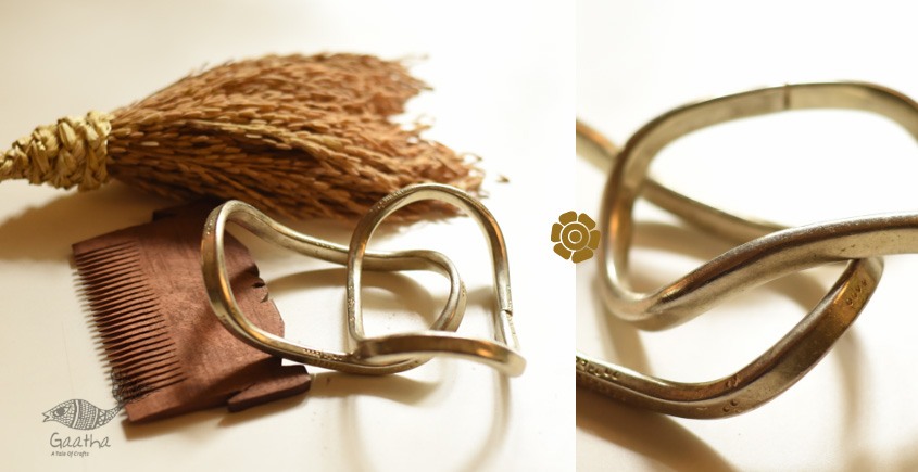 shop Handmade Vintage Jewelry - Rabari Solid Ankle Kada ( Pair )