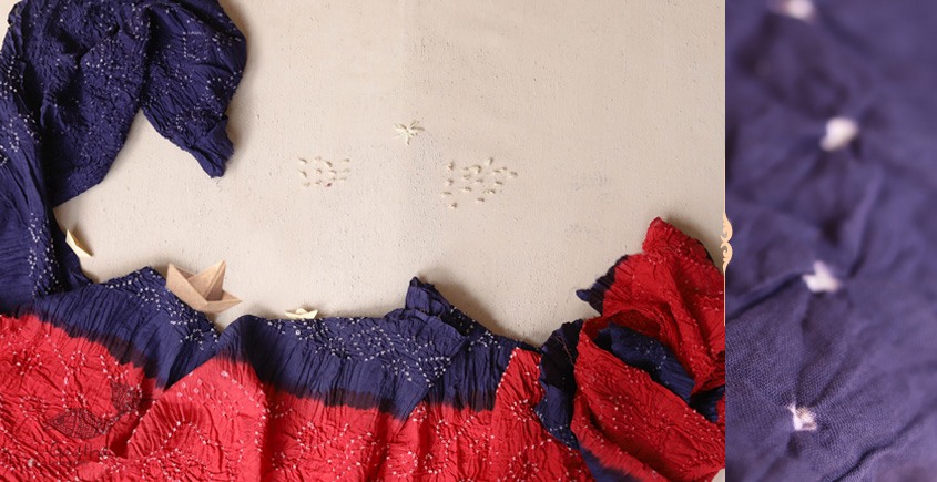 Twinkle drops ❈ Bandhani Saree . With Blouse ❈ 13