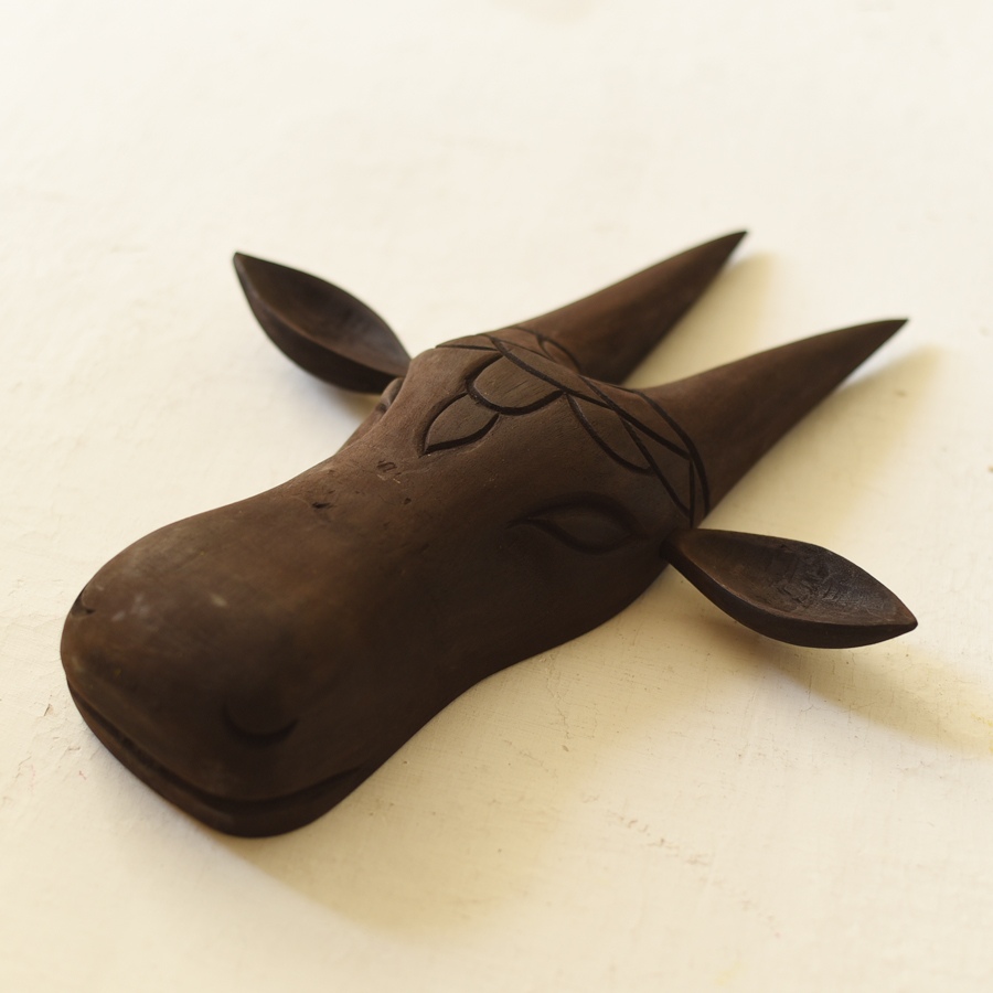 shop handmade wooden Nandi mask 