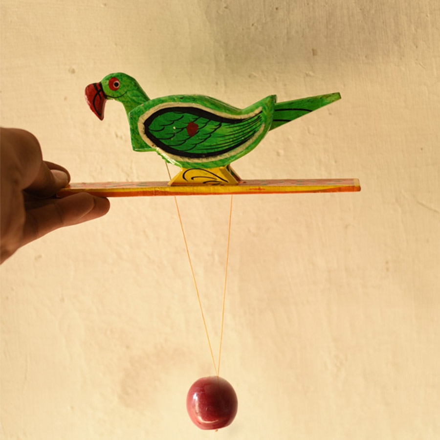 shop Handmade Wooden toy Parrot