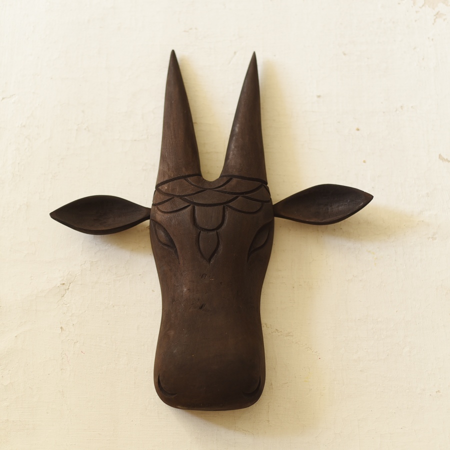 shop handmade wooden Nandi mask 