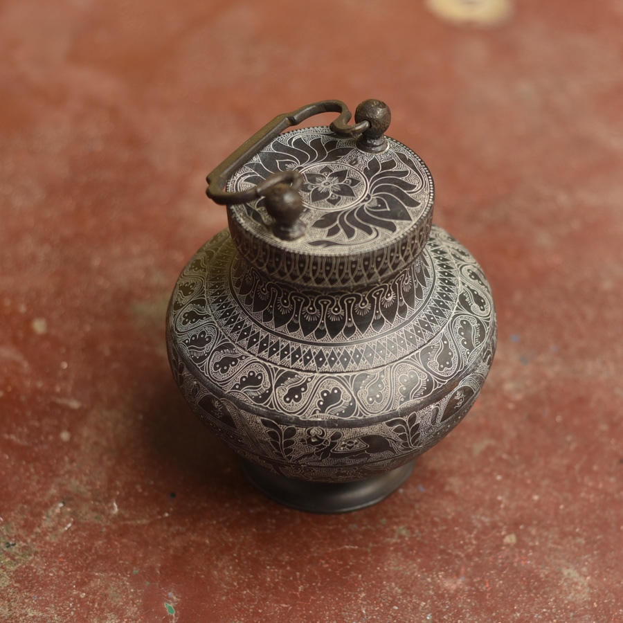 Shop handcarved Nandi and Shiva Brass Gangajali  