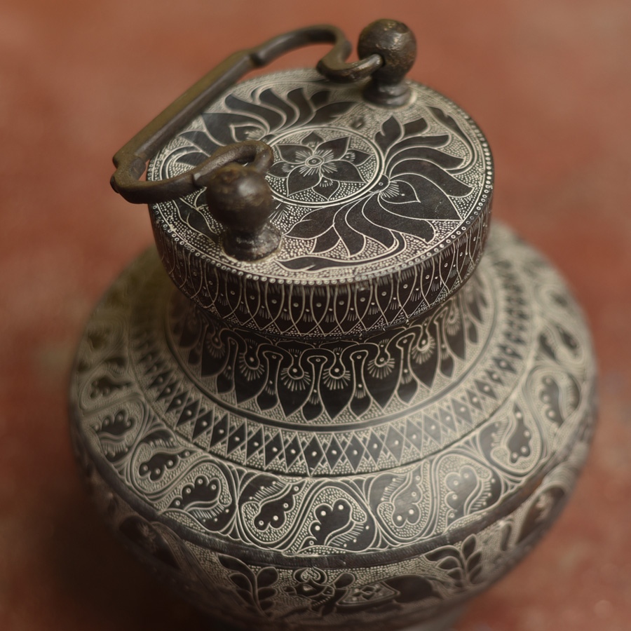 Shop handcarved Nandi and Shiva Brass Gangajali  