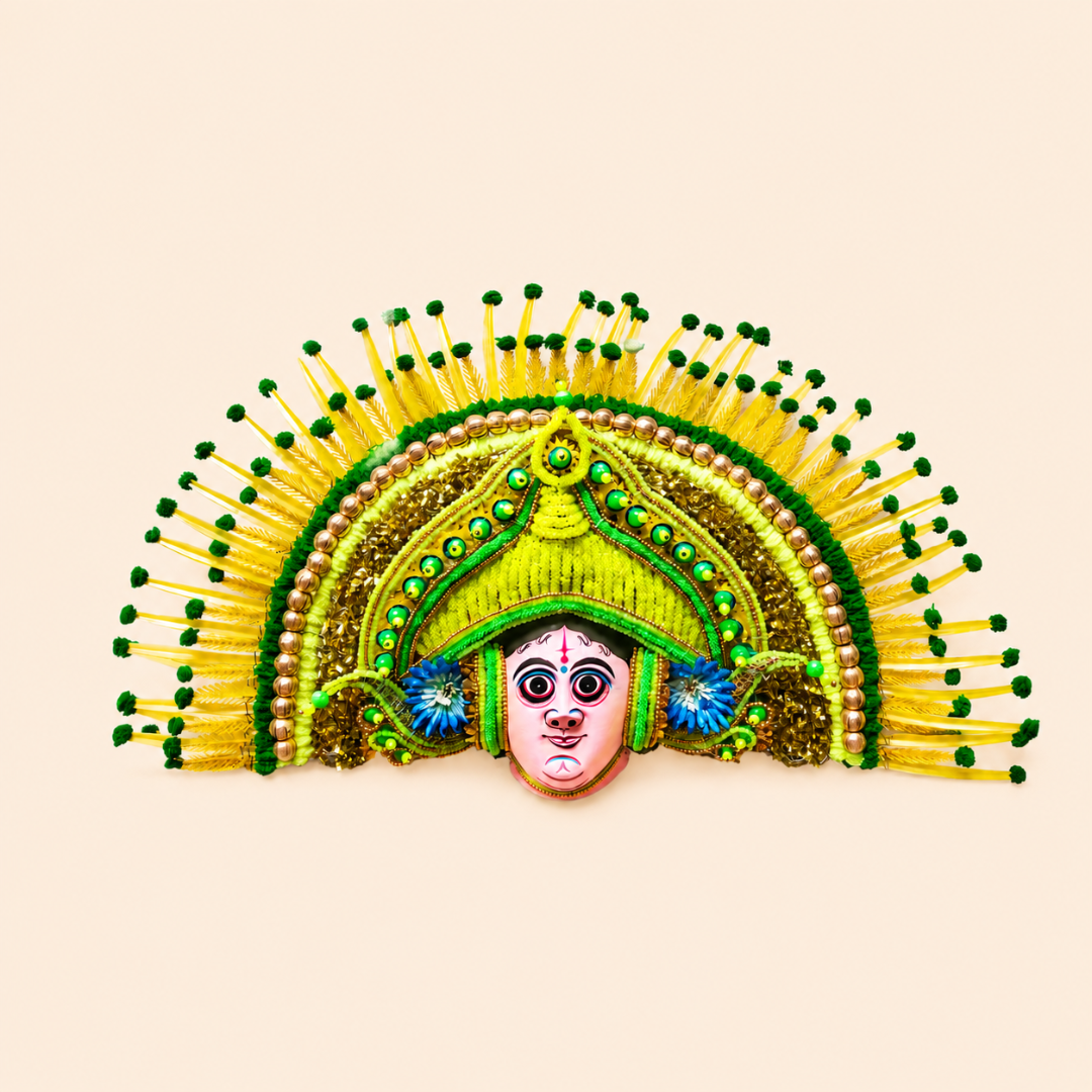 shop Handmade Paper Mache Chhau Mask - Shakti